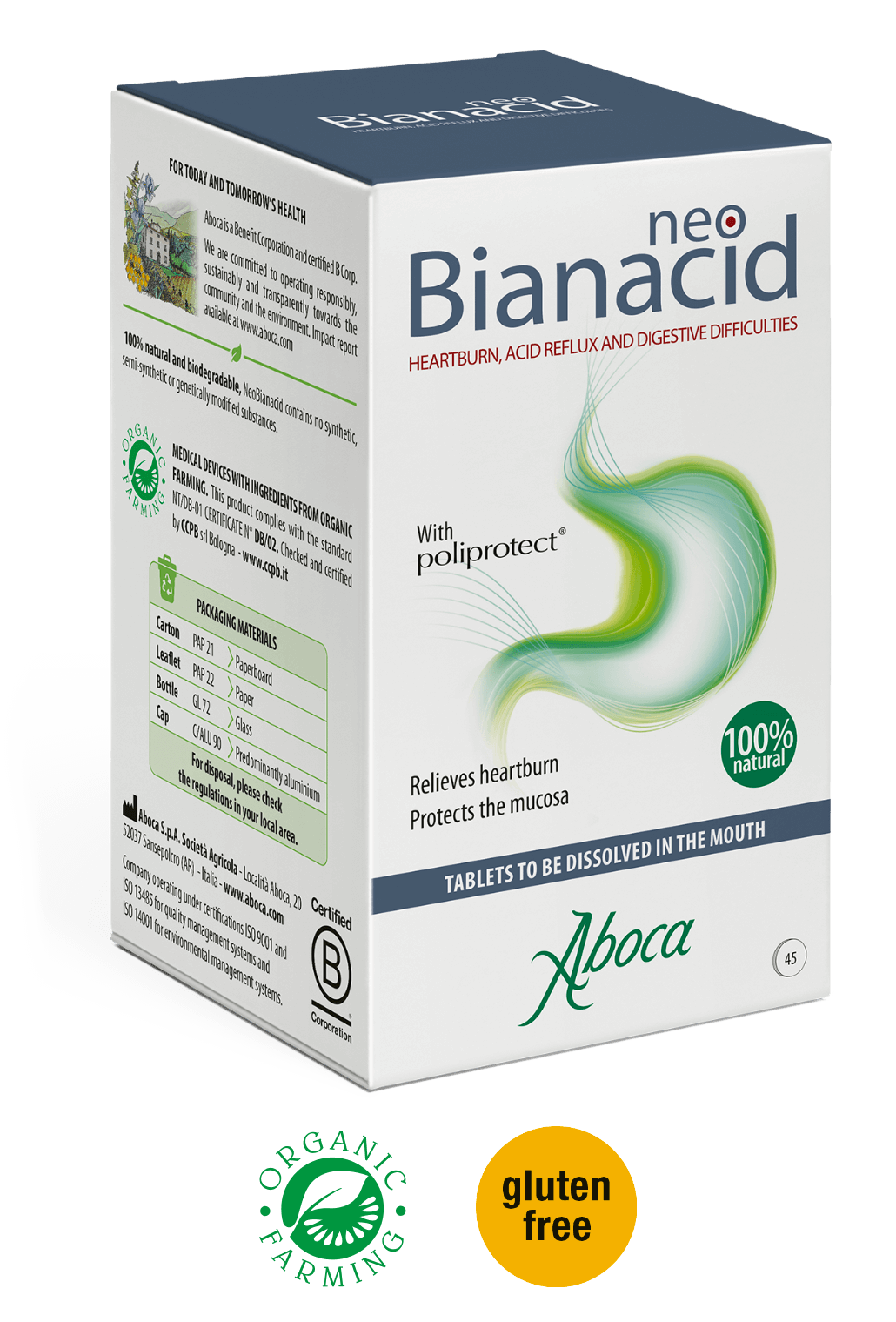 Neobianacid 45 tablets - Aboca