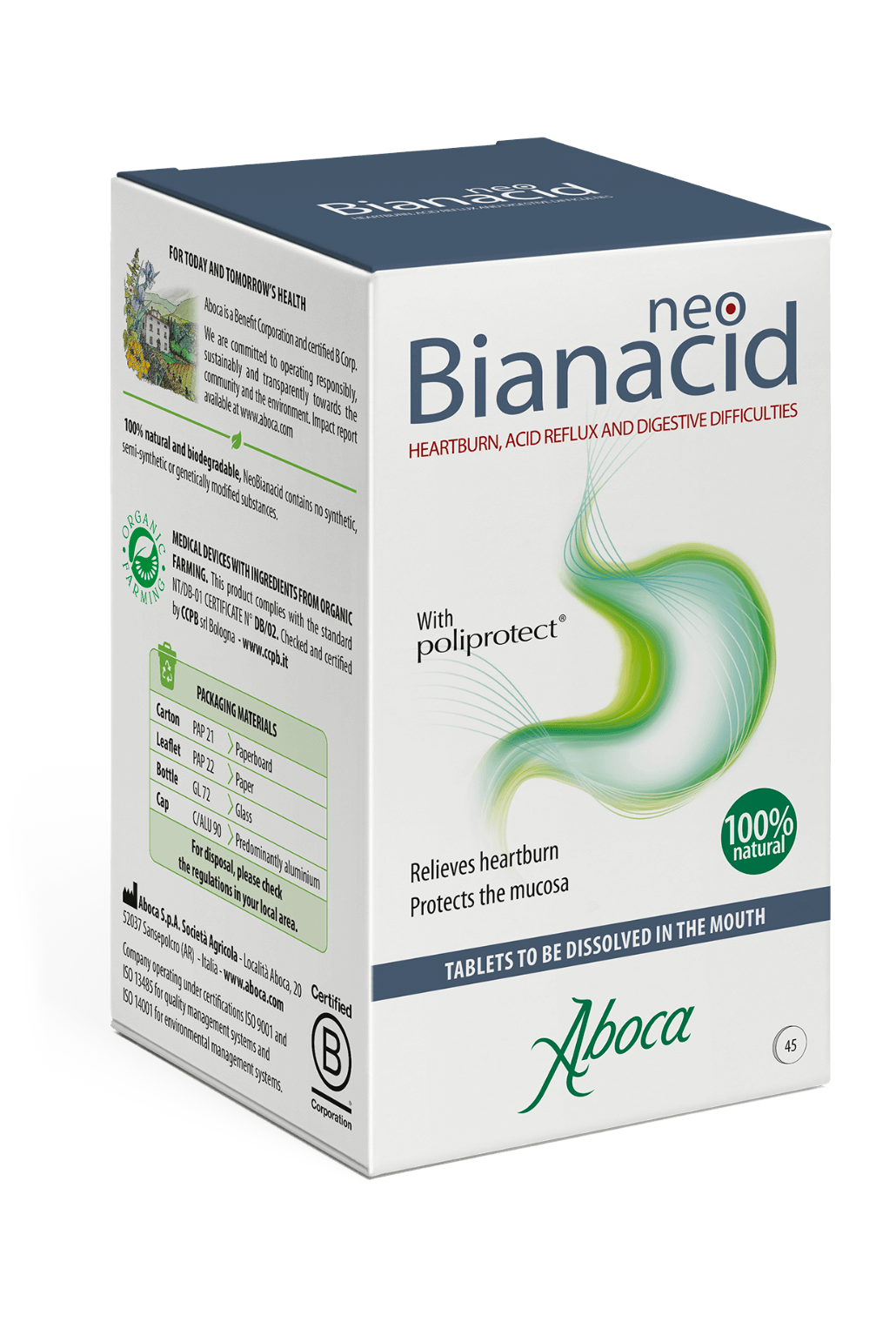 Neobianacid 45 tablets - Aboca